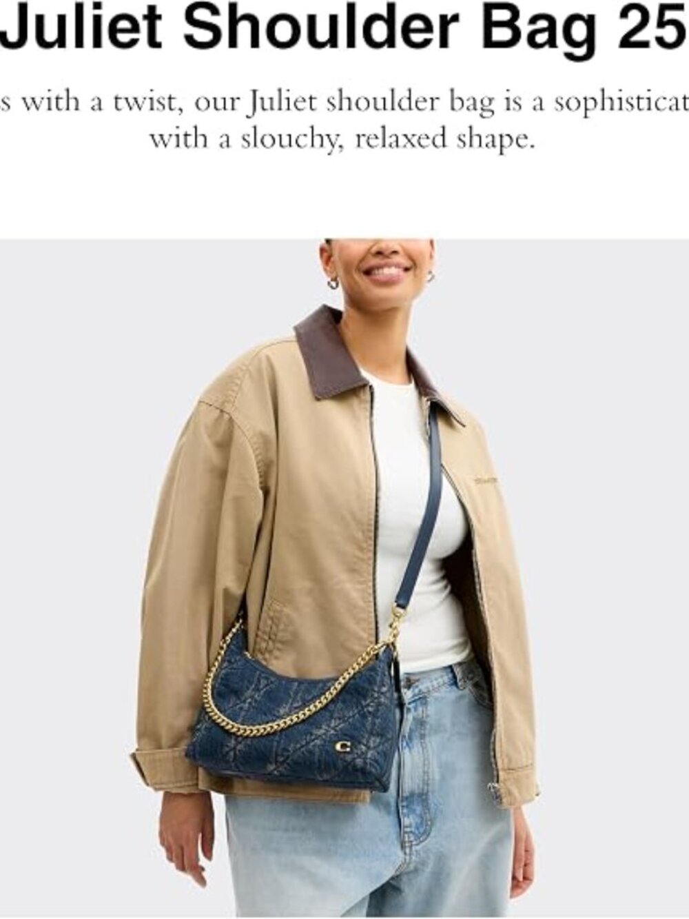 COACH Juliet Shoulder Bag 25 - Picture 2 of 5